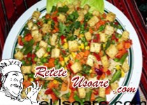 Salata mexicana cu legume si tofu
